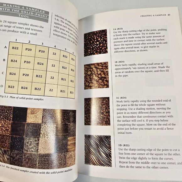 Pyrography Handbook by Stephen Poole 1997 Paperback Practical Crafts - Picture 7 of 13